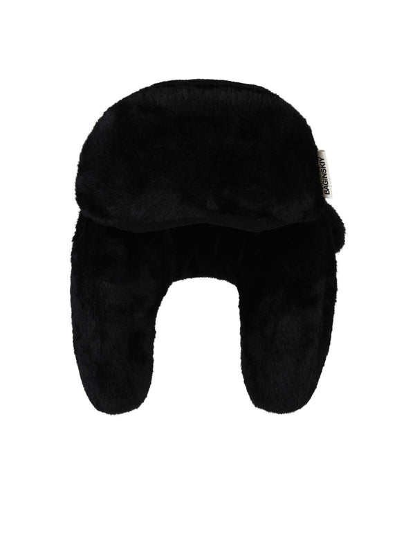 Ruslan Baginskiy 'aviator' Black Polyester Beanie