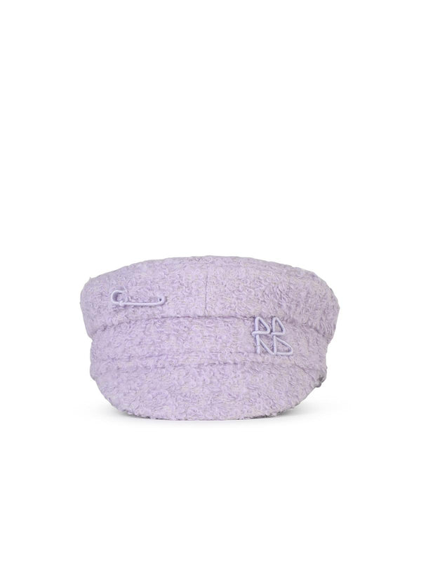 Ruslan Baginskiy 'baker Boy' Hat In Lilac Wool Blend