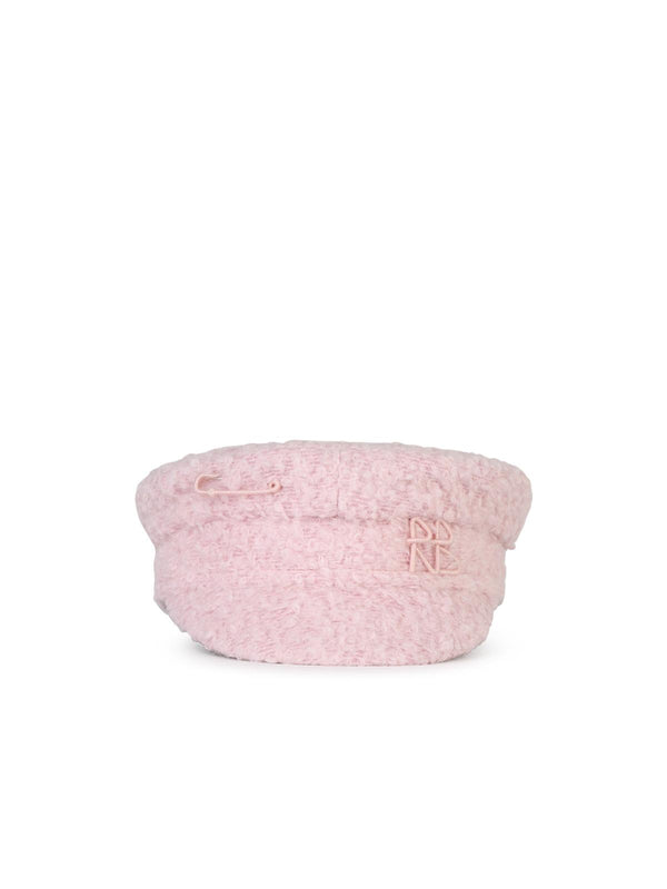 Ruslan Baginskiy 'baker Boy' Hat In Pink Wool Blend