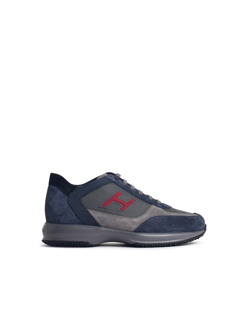 Hogan Zapatillas Hogan H Floc azul marino de ante - World Class Fashion