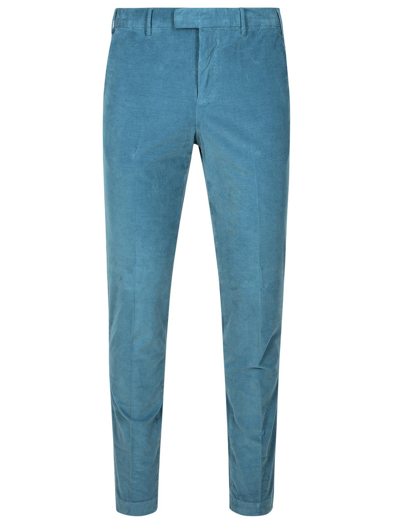 Pt01 Pt01 'MASTER' Light Blue Cotton Pants - World Class Fashion