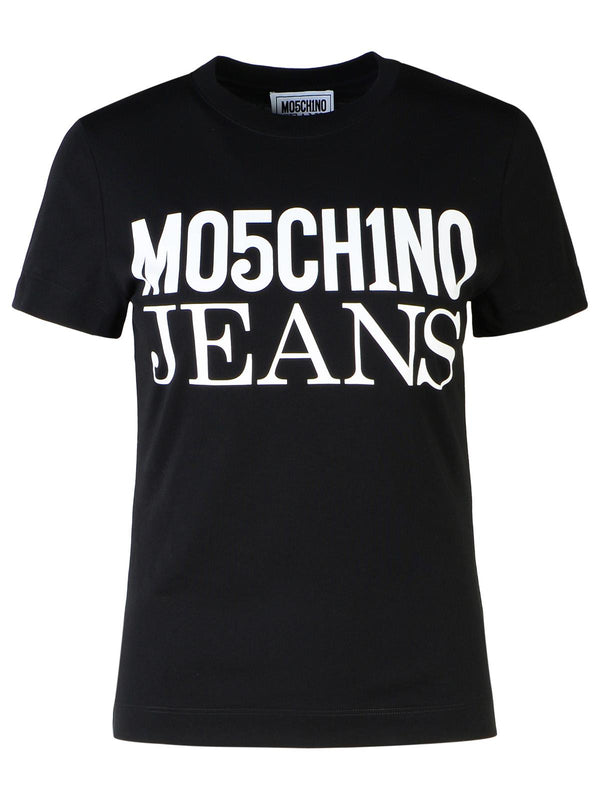 Moschino Jeans Black Cotton T-shirt