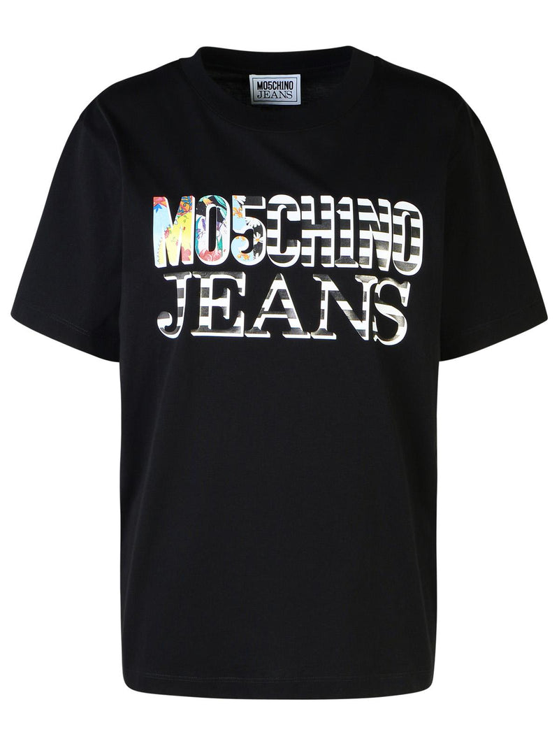 Moschino Jeans Polo de algodón negro Moschino Jeans para mujer - World Class Fashion