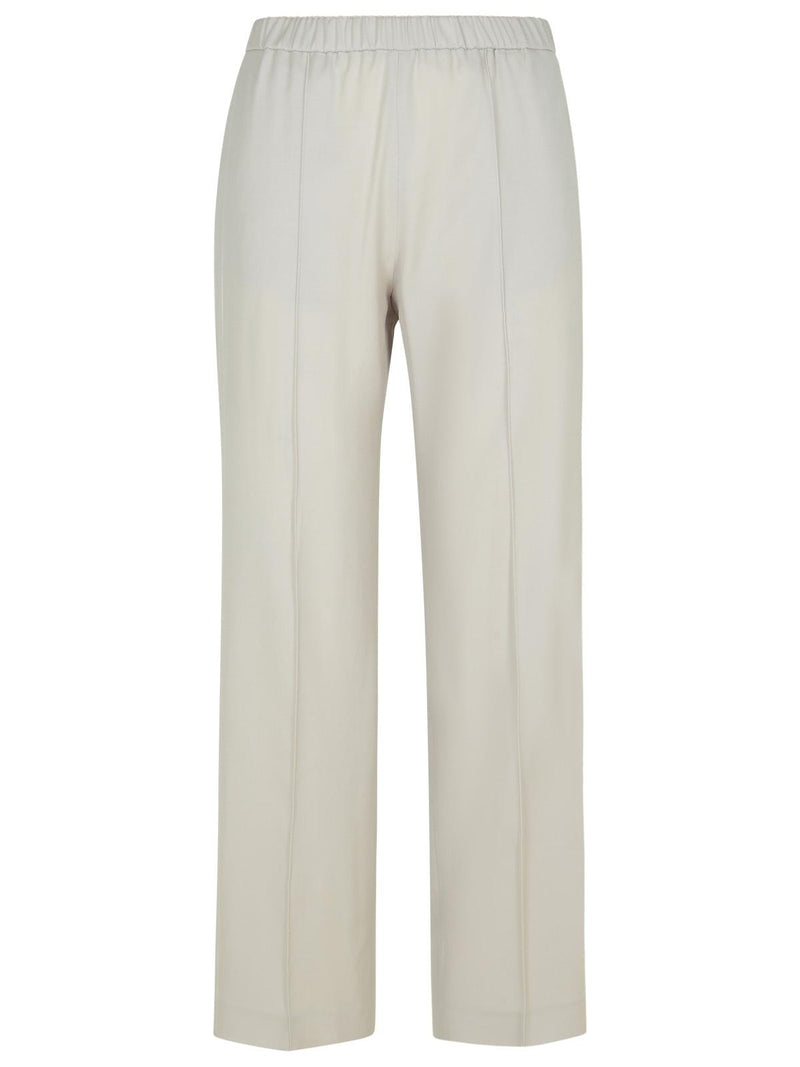 Fabiana Filippi Fabiana Filippi Virgin Wool Trousers Grey Women - World Class Fashion