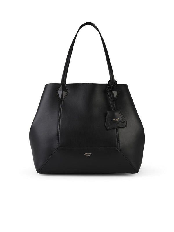 Jimmy Choo 'diamond' Black Leather Bag