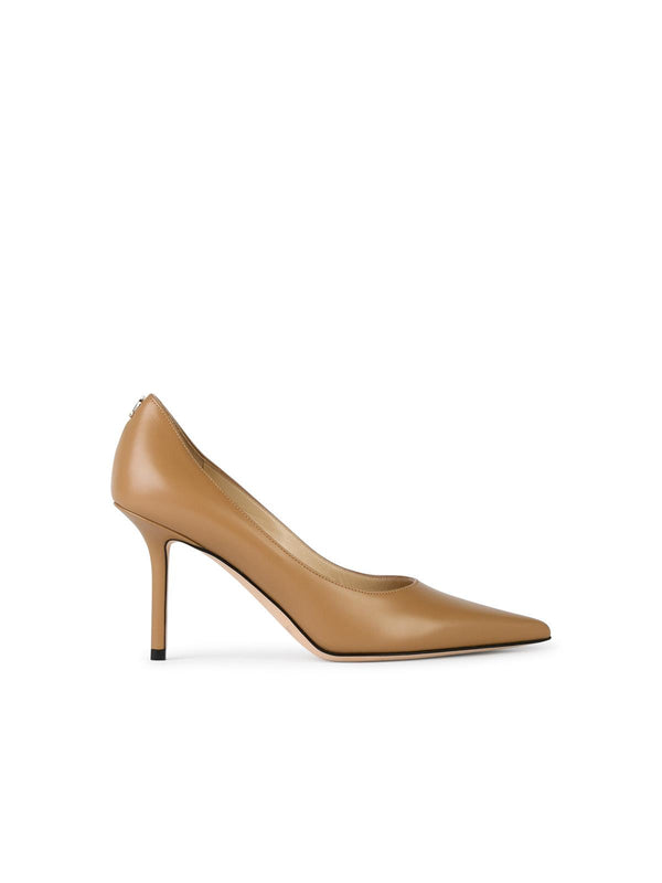 Jimmy Choo 'love 85' Beige Leather Pumps