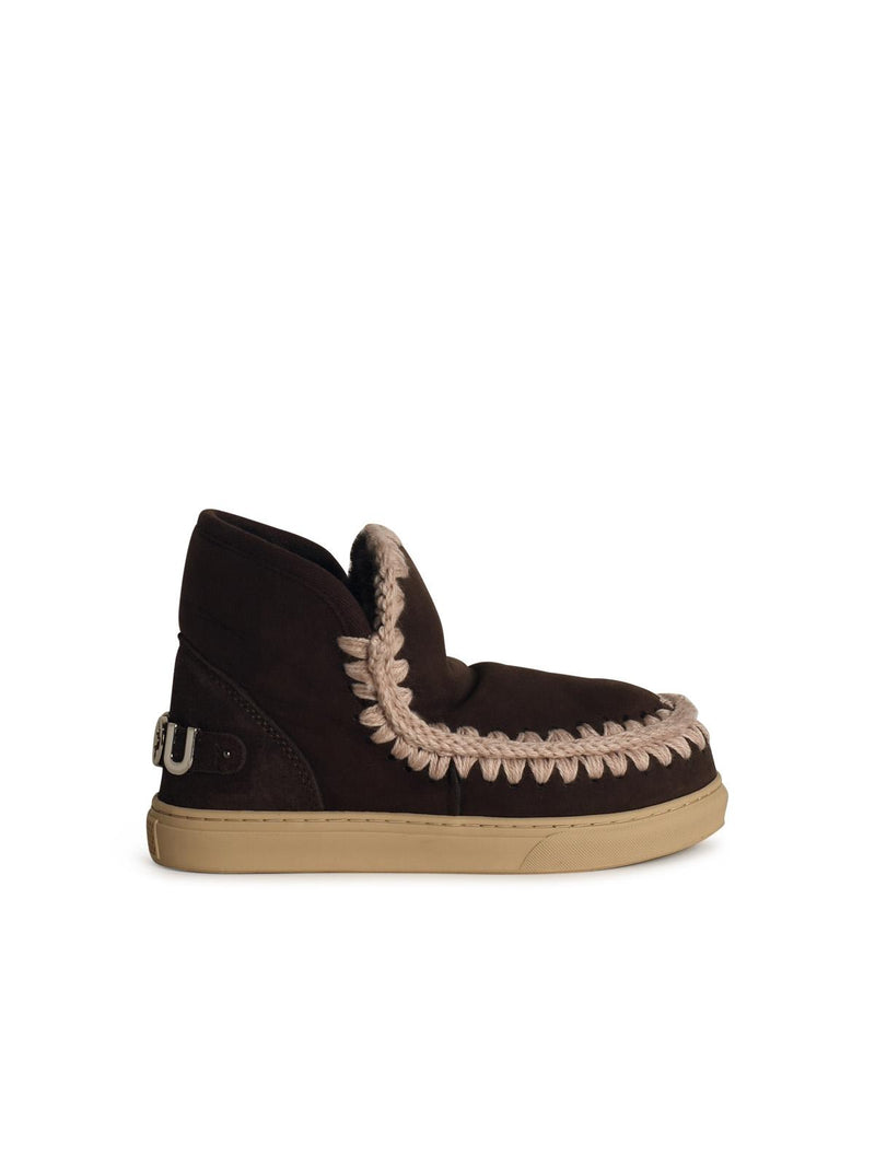Mou Mou Brown Suede Eskimo Boots Women - World Class Fashion