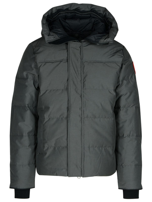 Canada Goose 'macmillan' Grey Cotton Blend Down Jacket