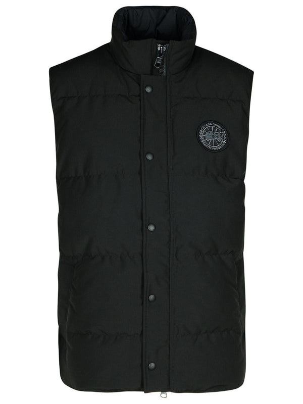 Canada Goose 'garson' Black Cotton Blend Vest