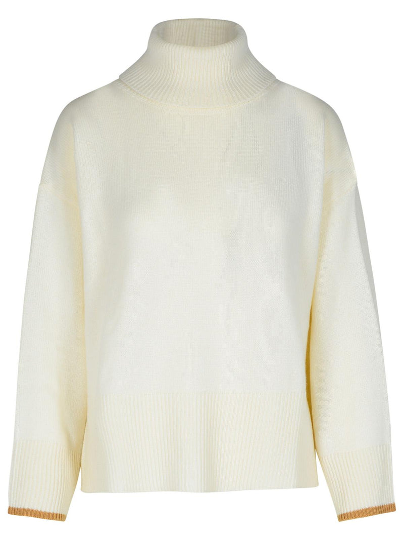 Puro Tatto Puro Tatto Cashmere Turtleneck Sweater Cream Women - World Class Fashion