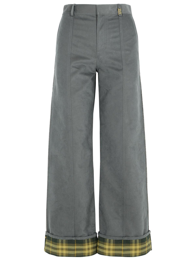 Burberry Burberry Nylon Blend Trousers Grey Women - World Class Fashion