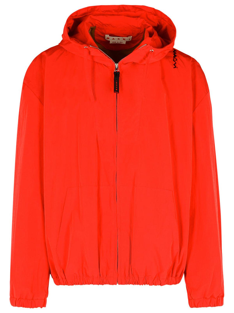 Marni Marni Cotton Blend Jacket Red Men - World Class Fashion