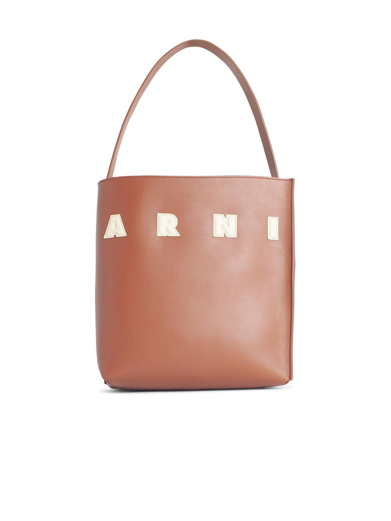 Marni Bolso Marni Museo de cuero marrón para mujer - World Class Fashion