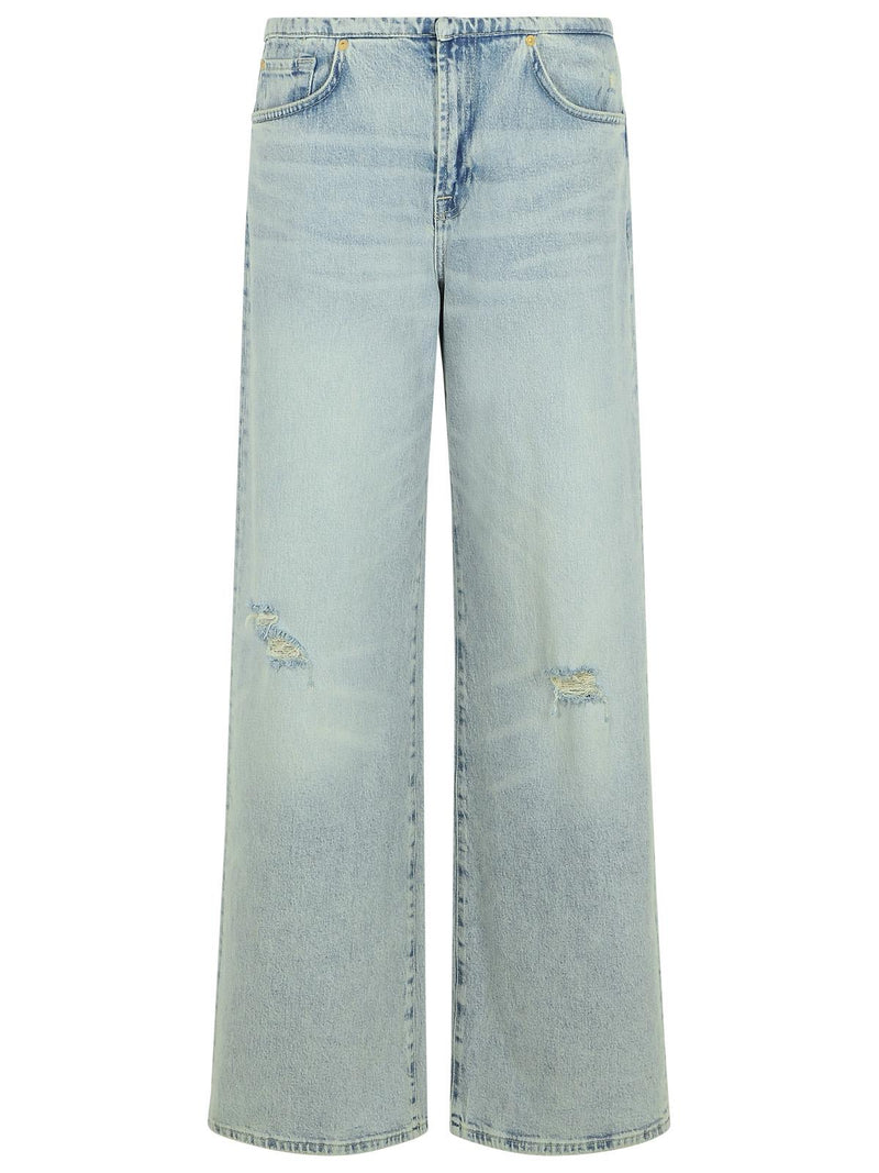 7 For All Mankind 7 For All Mankind SUNKISSED Light Blue Women Jeans - World Class Fashion