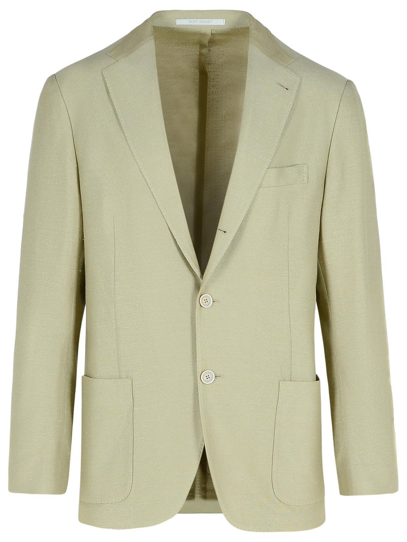 Eleventy Eleventy Cotton Blend Blazer Green Men - World Class Fashion