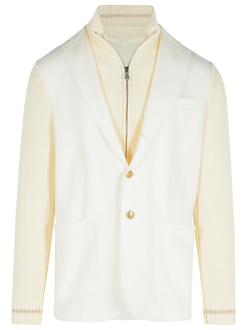 Eleventy Eleventy Cotton Blend Cardigan White Men - World Class Fashion