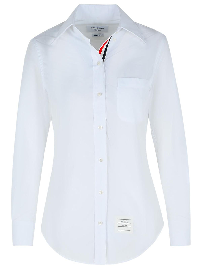 Thom Browne Thom Browne Stretch Cotton Shirt White Women - World Class Fashion