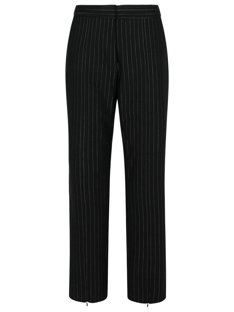 Ganni Ganni Viscose Blend Trousers Black Women - World Class Fashion