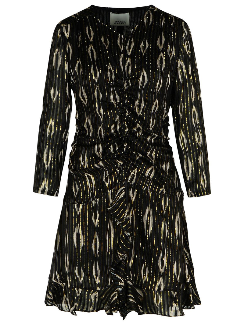 Isabel Marant Vestido de seda negro OCTAVIA de Isabel Marant - World Class Fashion