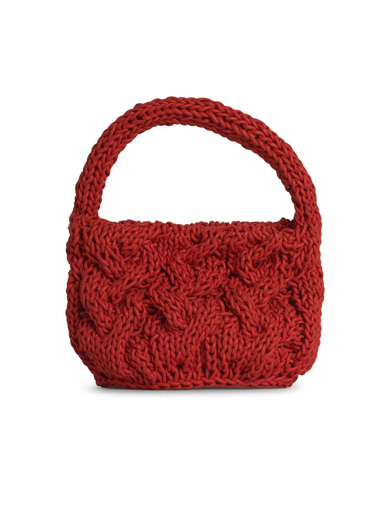 Jw Anderson Bolso de piel naranja de punto de JW Anderson - World Class Fashion