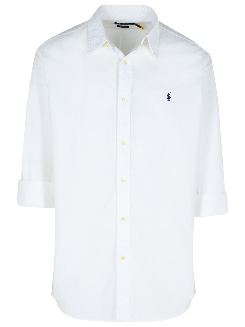 Polo Ralph Lauren Polo Ralph Lauren Cotton Shirt White Men - World Class Fashion