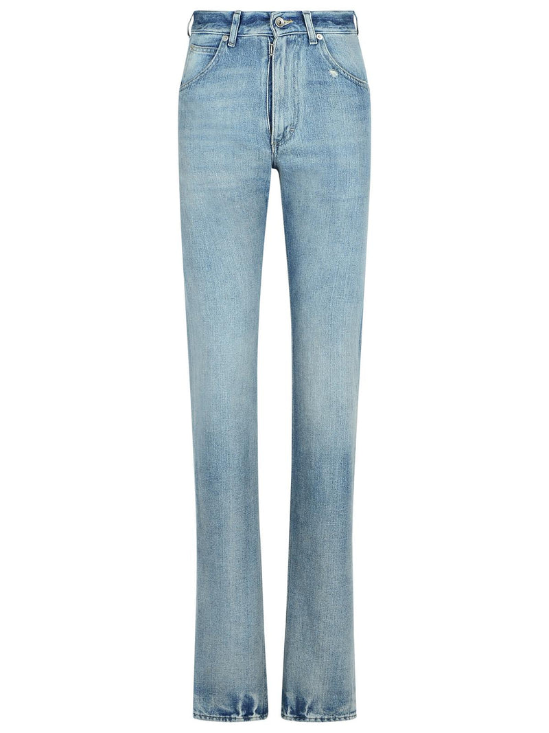Maison Margiela Maison Margiela Straight Light Blue Denim Jeans - World Class Fashion