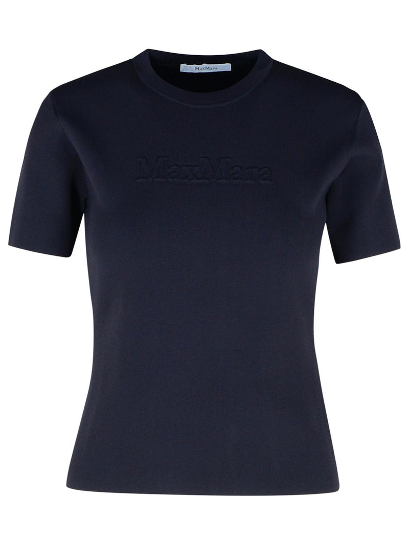 Max Mara Polo de mezcla de viscosa azul 'SEGALE' de Max Mara - World Class Fashion