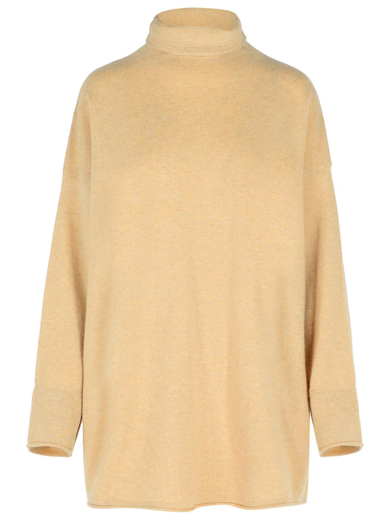 Max Mara Jersey de cuello alto de cachemir color marfil 'ODER' de Max Mara - World Class Fashion