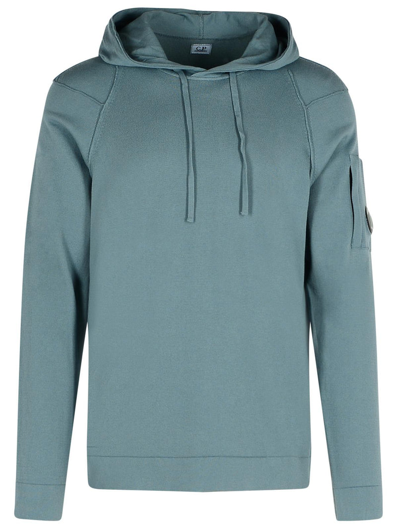 C.P. Company Sudadera de algodón azul claro Lens de C.P. Company - World Class Fashion
