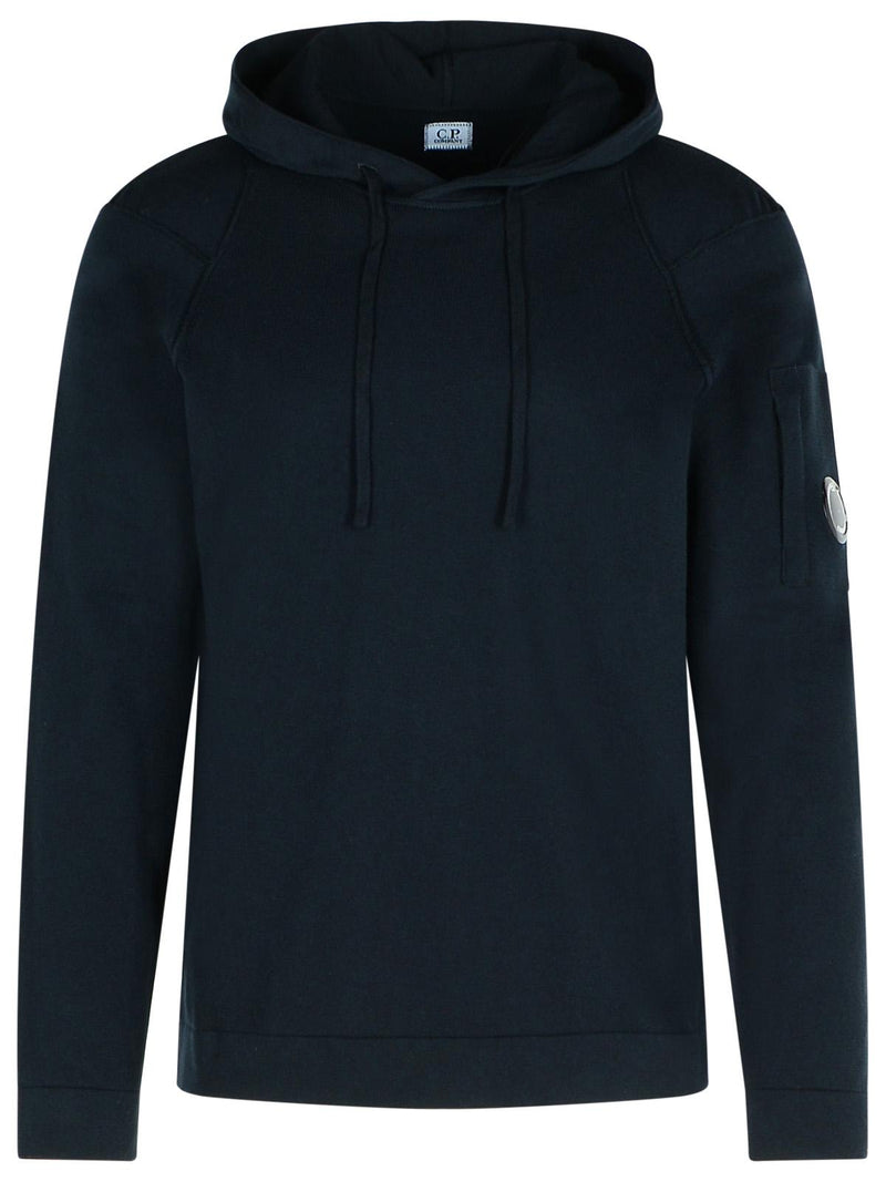 C.P. Company Sudadera de algodón azul con lente C.P. Company para hombre - World Class Fashion