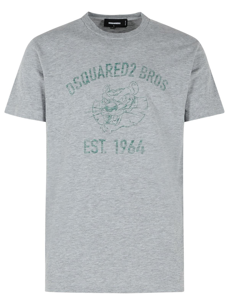 Dsquared2 Dsquared2 Gray Cotton Polo Shirt Men - World Class Fashion