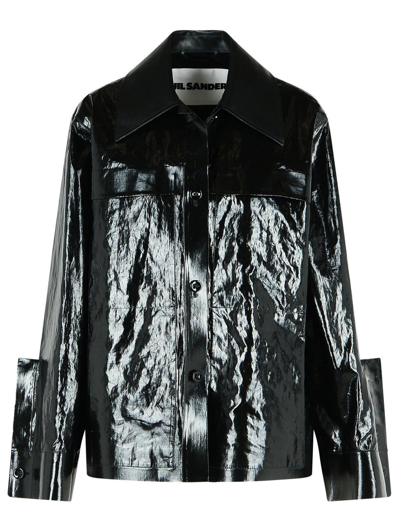 Jil Sander Chaqueta de lino negra Jil Sander para mujer - World Class Fashion
