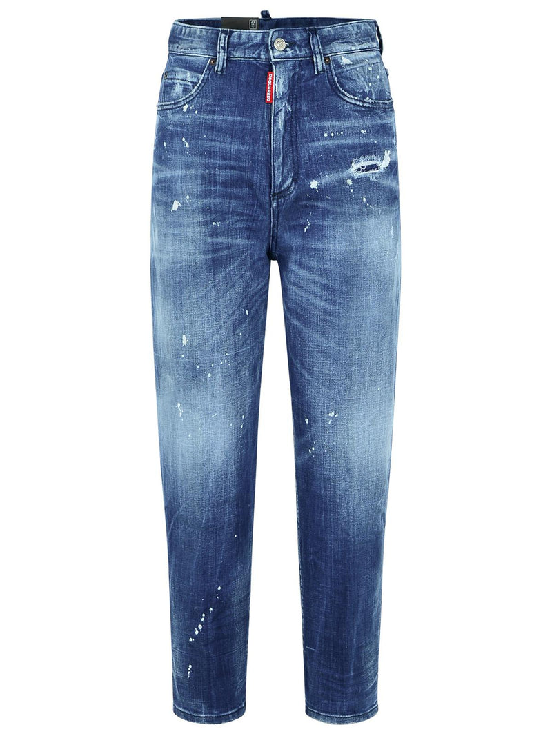 Dsquared2 Dsquared2 Light Blue Cotton Women Jeans - World Class Fashion