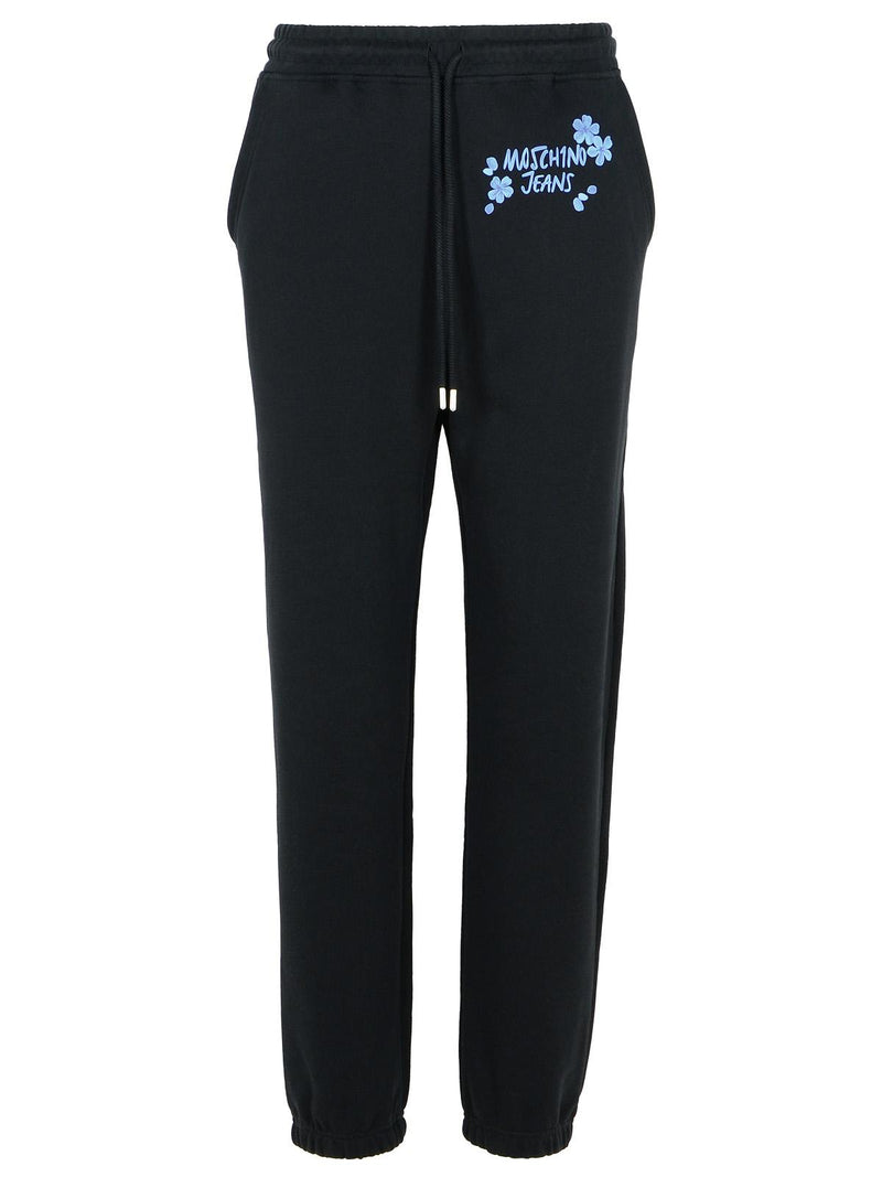 Moschino Jeans Moschino Jeans Black Cotton Joggers Women - World Class Fashion