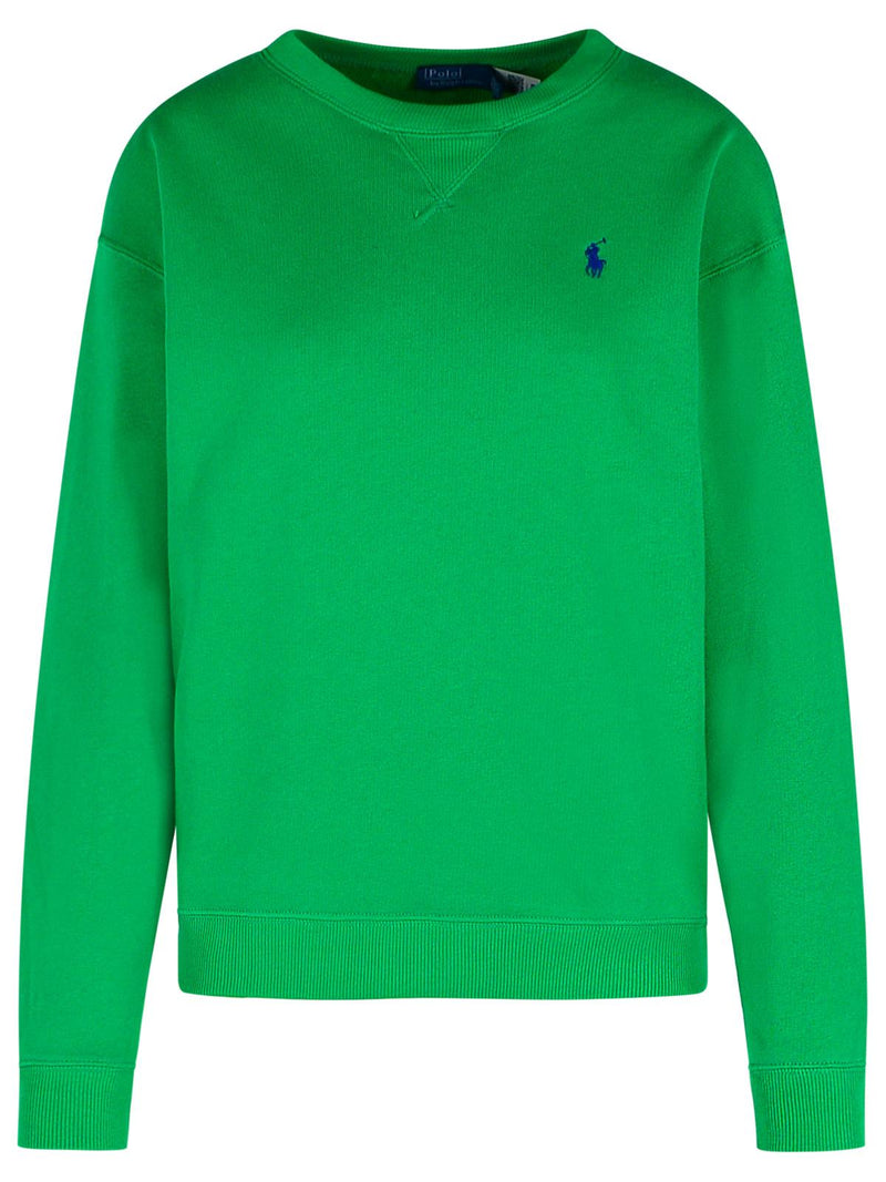 Polo Ralph Lauren Polo Ralph Lauren Cotton Sweatshirt Green Women - World Class Fashion