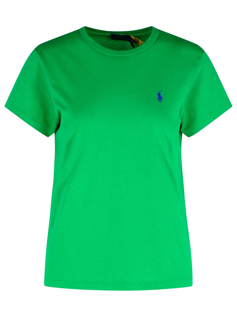 Polo Ralph Lauren Polo Ralph Lauren Cotton Polo Shirt Green Women - World Class Fashion