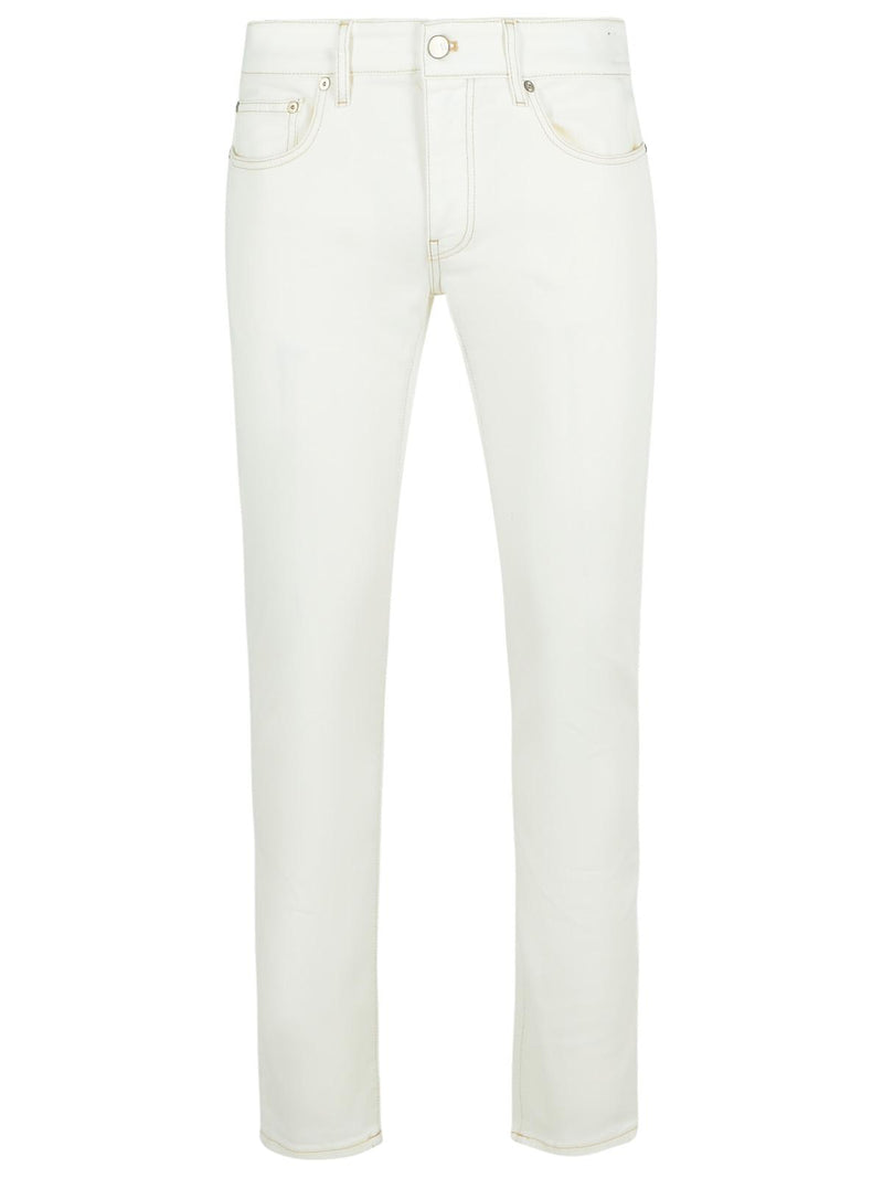 Pt05 Pt05 SWING White Cotton Jeans - World Class Fashion