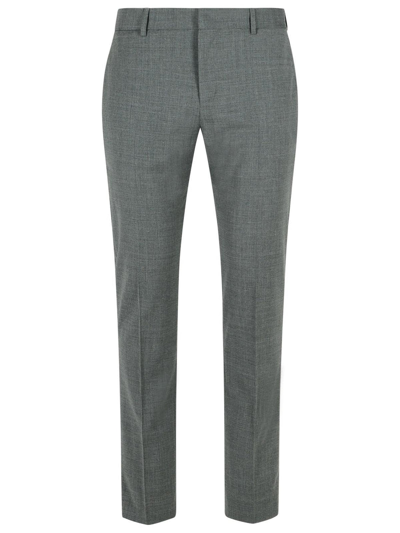Pt01 Pt01 EPSILO Grey Polyester Blend Pants - World Class Fashion