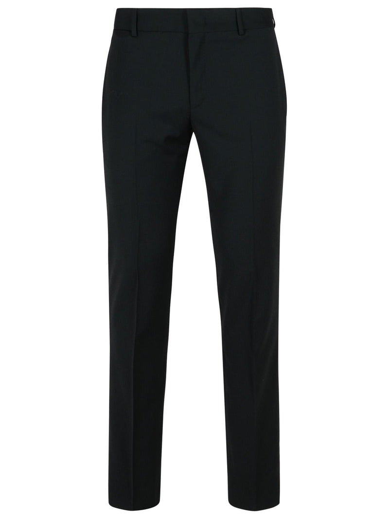 Pt01 Pt01 EPSILO Black Polyester Blend Men Trousers - World Class Fashion