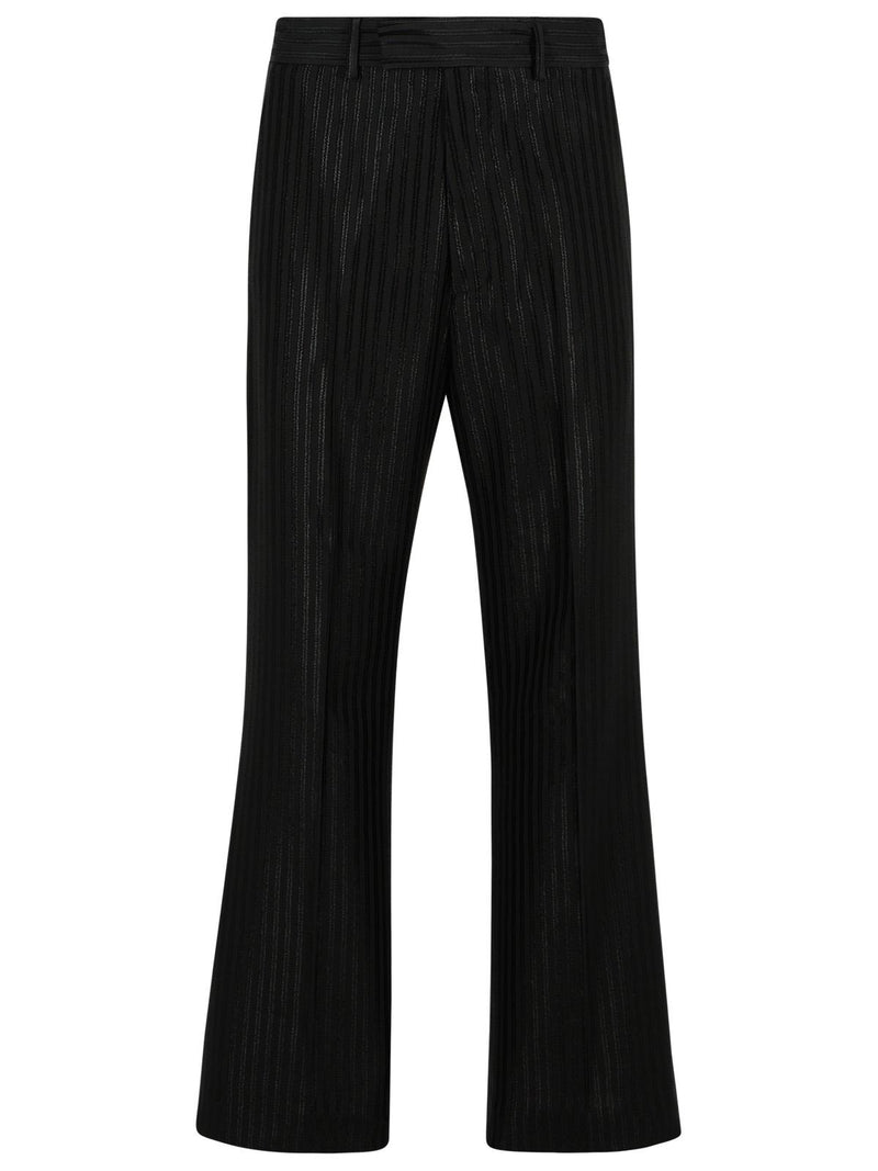 Amiri Amiri Viscose Blend Trousers Black Men - World Class Fashion