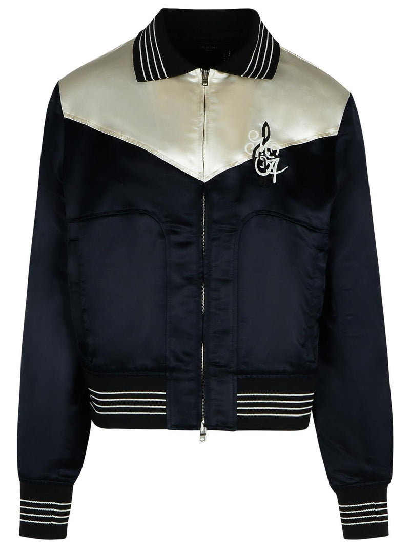 Amiri Amiri 'MUSIC' Black Bomber Jacket Men - World Class Fashion