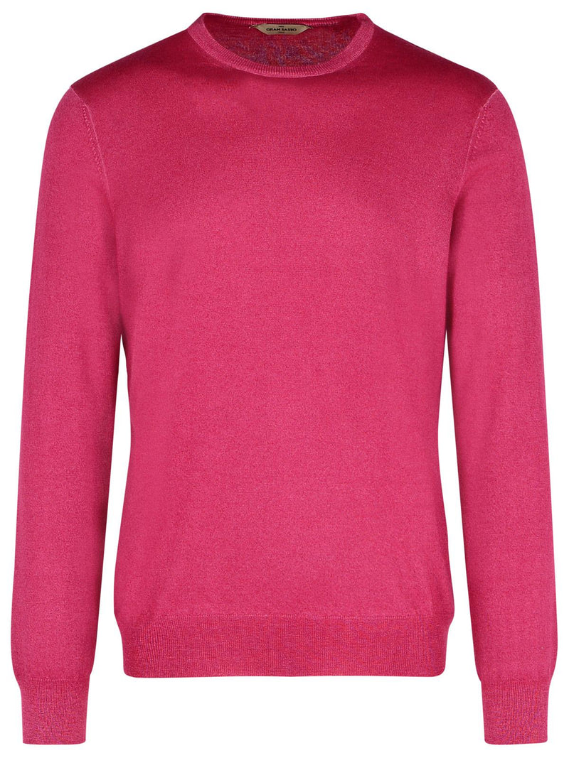 Gran Sasso Gran Sasso Red Cashmere Wool Sweater Men - World Class Fashion