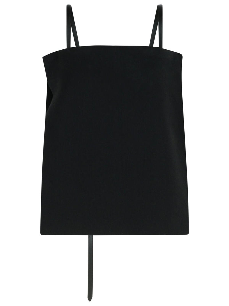 Sportmax Sportmax Black Viscose Skirt - World Class Fashion