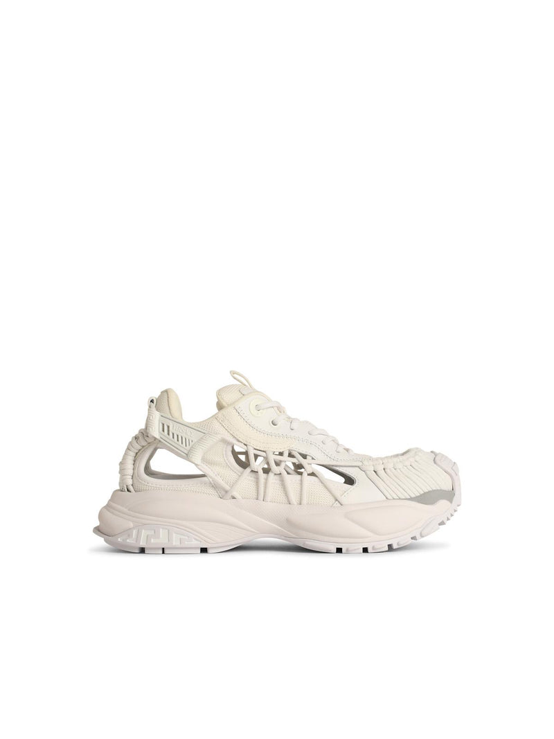 Versace Versace Mercury White Leather Sneakers Men - World Class Fashion