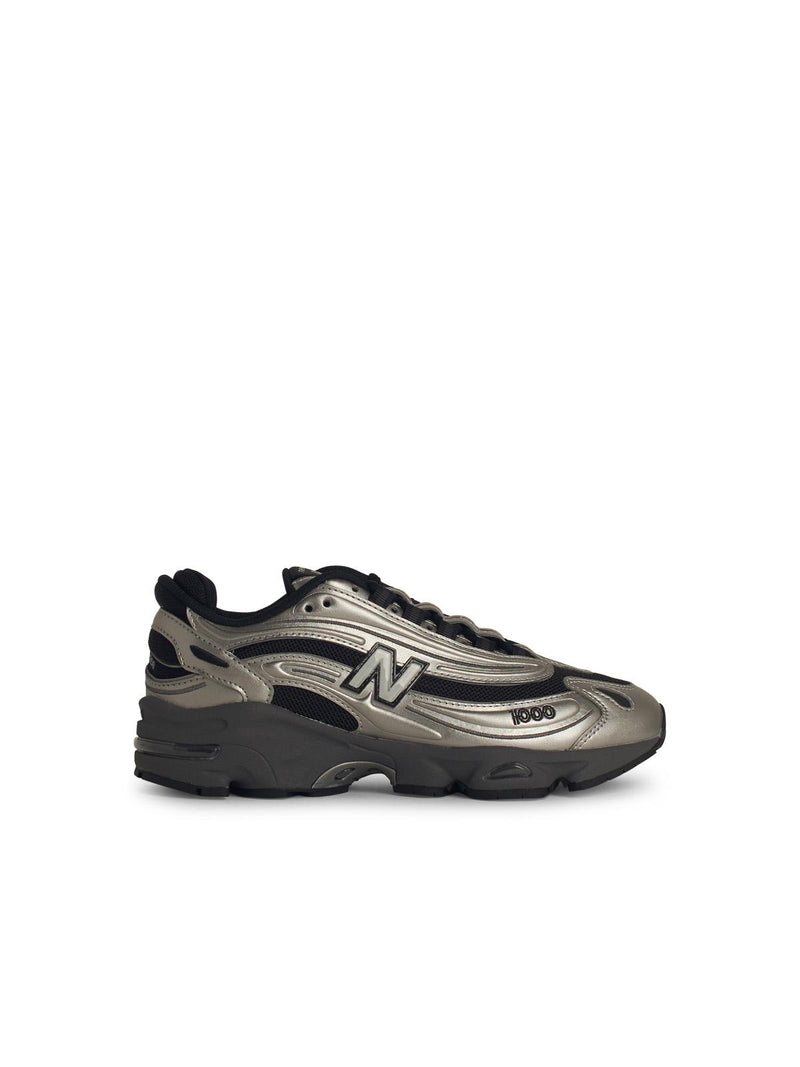 New Balance Zapatillas New Balance 1000 de mezcla de piel plateada - World Class Fashion