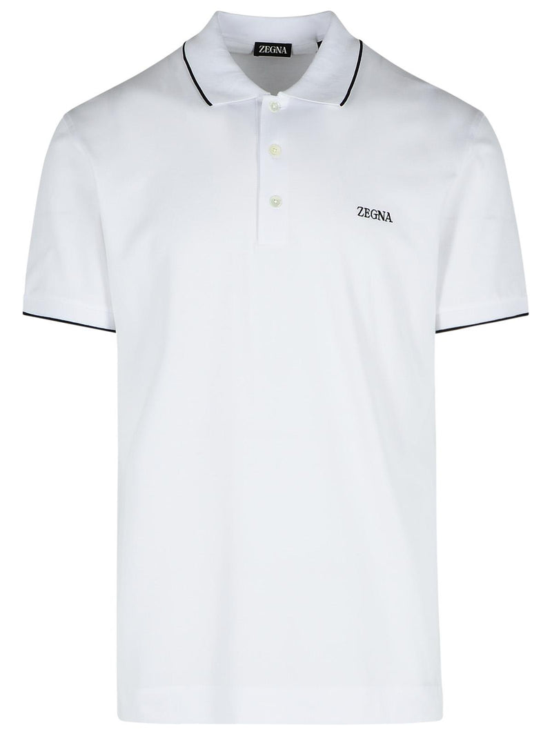 Zegna Zegna Cotton Polo Shirt White Men - World Class Fashion