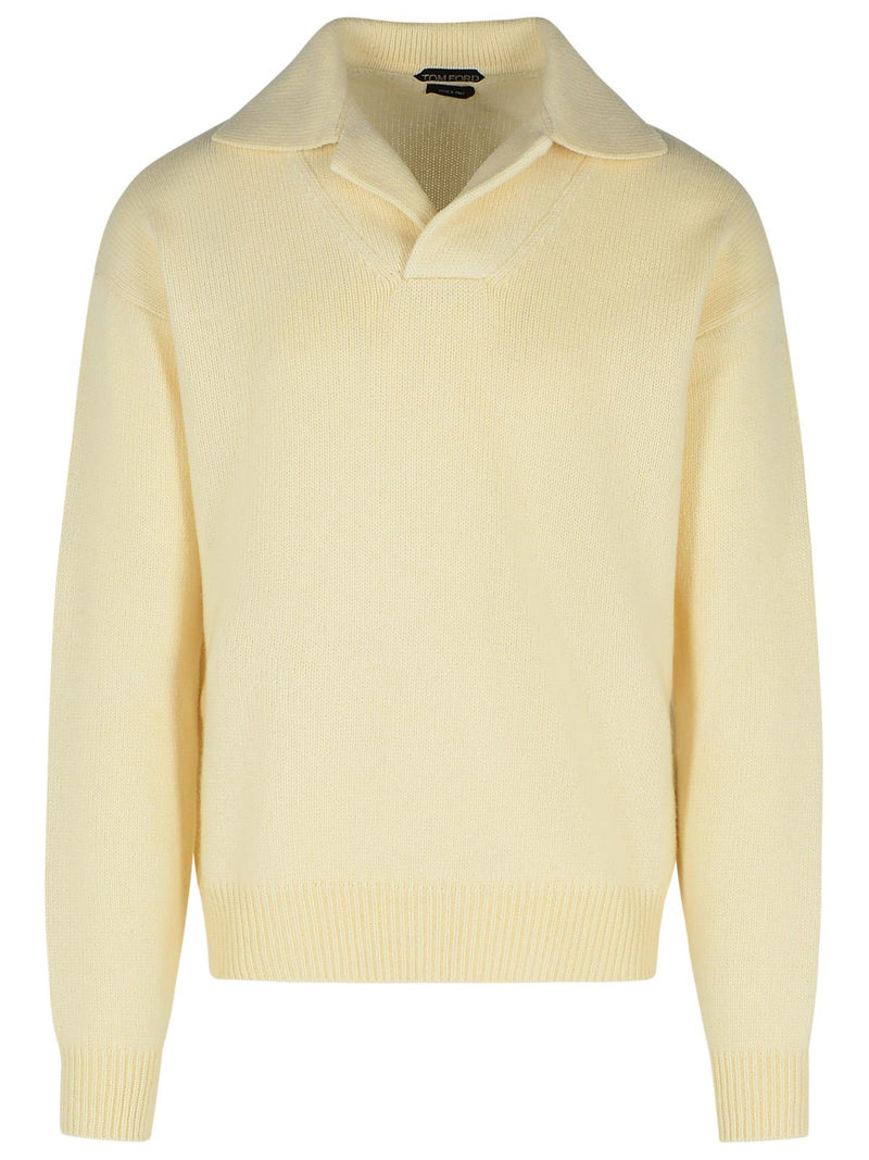 Tom Ford Suéter Tom Ford de mezcla de cachemira y algodón para hombre - World Class Fashion
