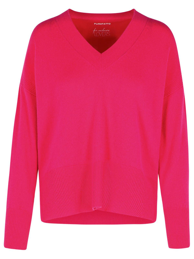 Puro Tatto Puro Tatto Cashmere Sweater Fuchsia Women - World Class Fashion