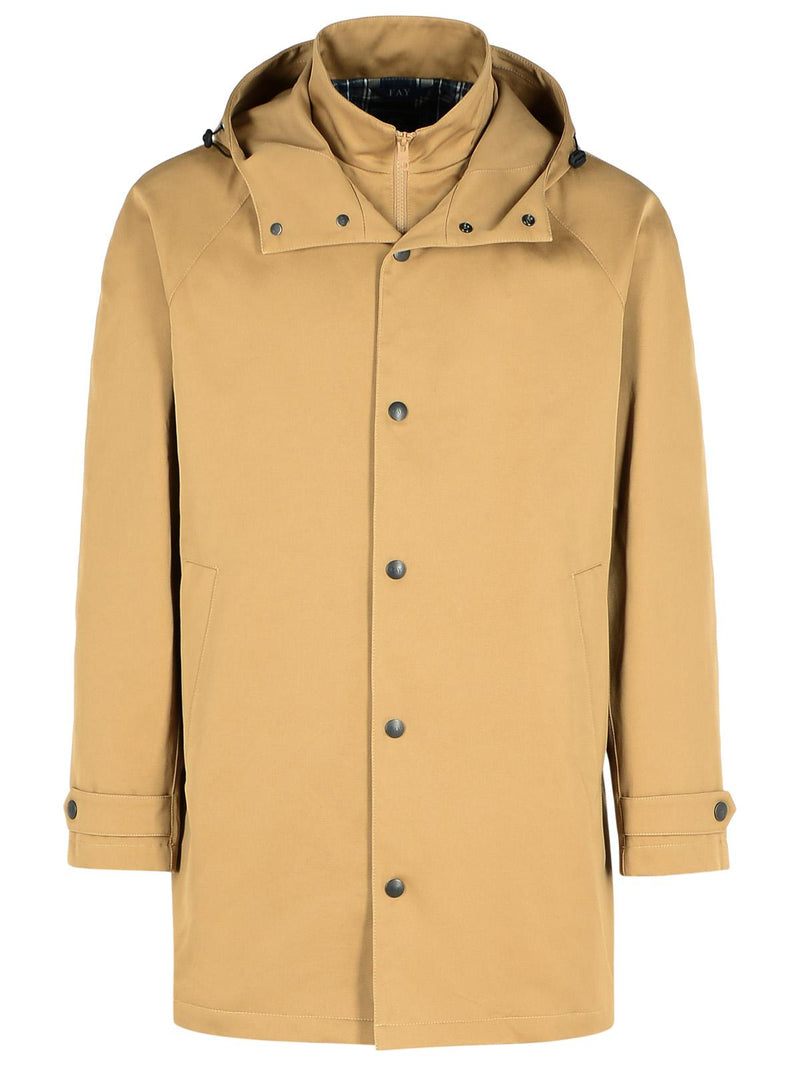 Fay Fay 'MORNING' Beige Cotton Jacket Men - World Class Fashion
