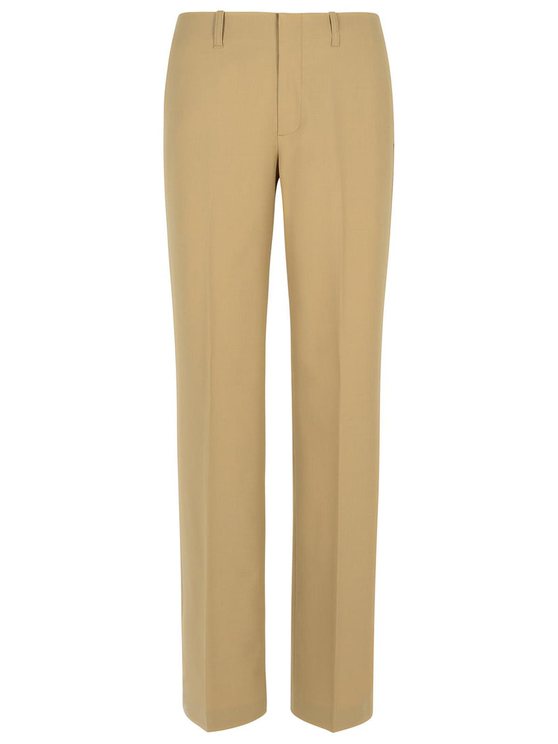 Closed Closed SASIA Beige Polyester Blend Pants - World Class Fashion